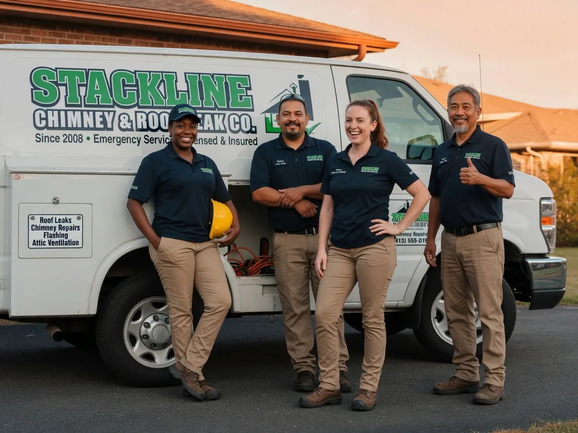 Chimney flashing repair company in Milburn, OK